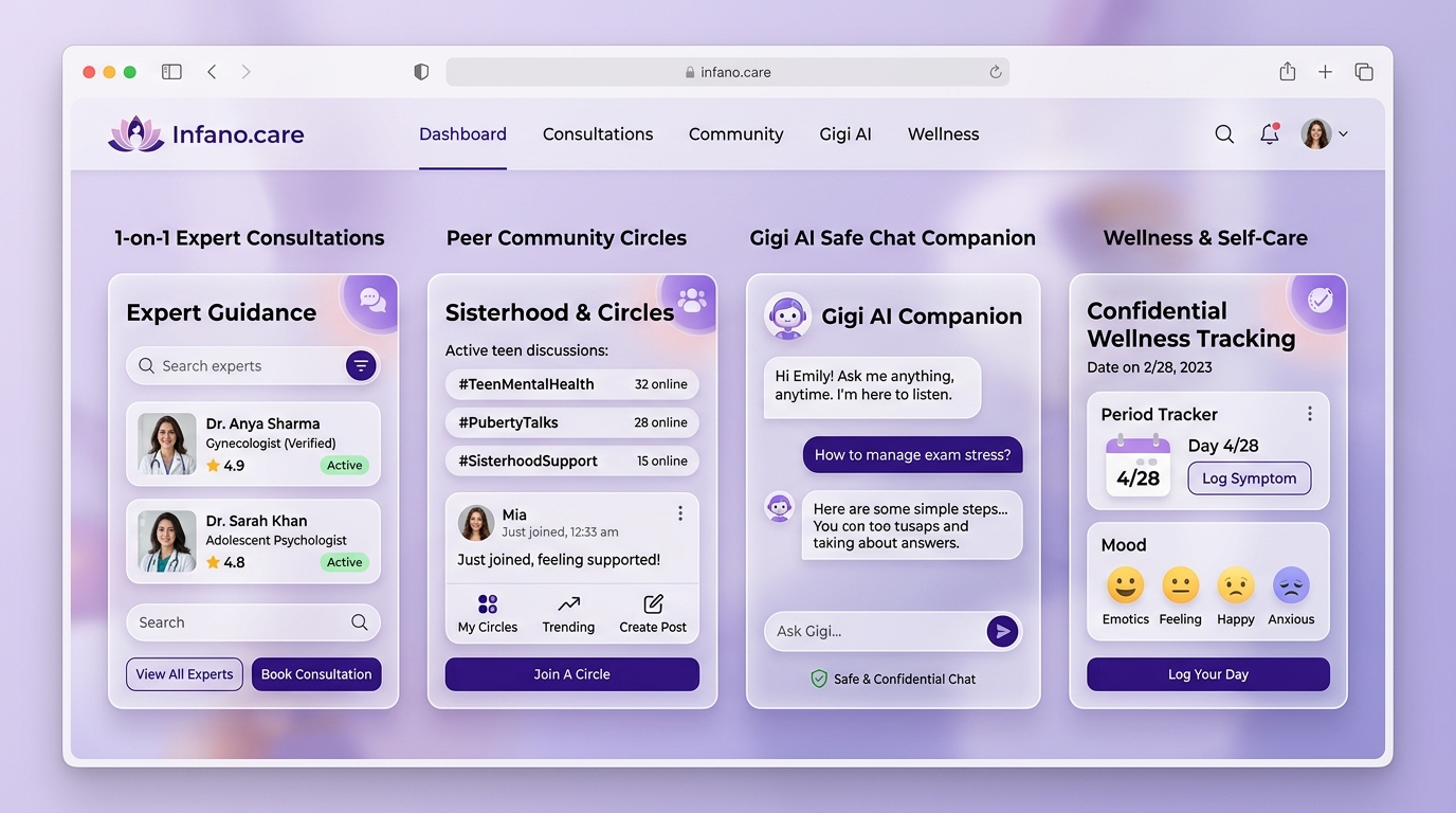 Infano.care — Adolescent Wellness & Healthcare Platform
